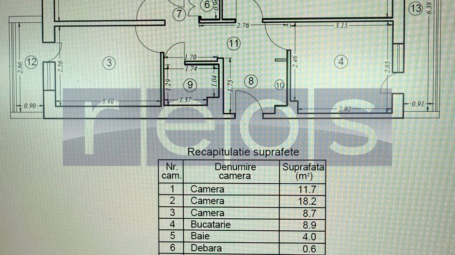VANZARE 3 CAMERE ZONA DRISTOR - Poză 18
