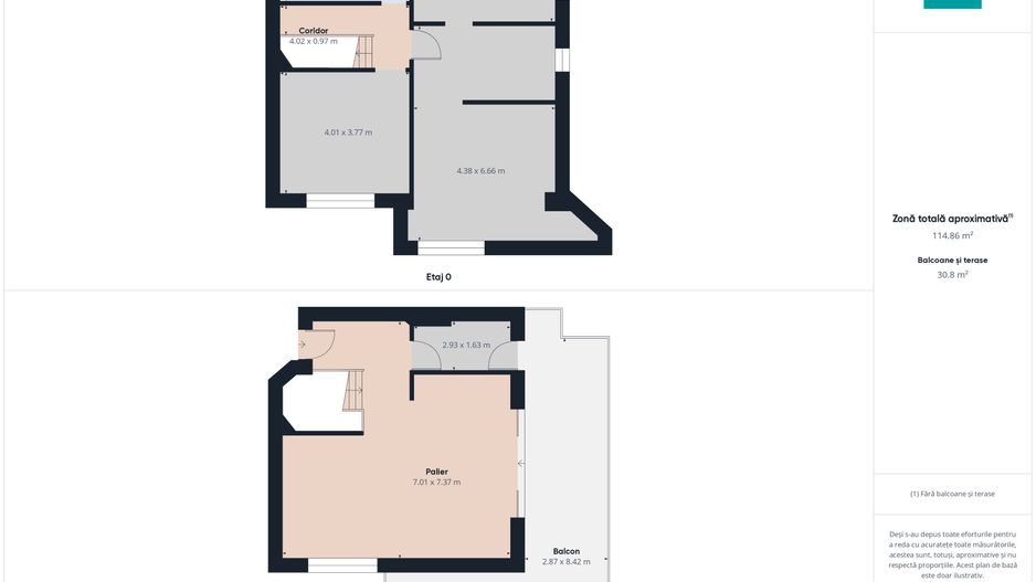 Apartament 4 camere nou la 2 min de Cambridge School of Bucharest - Poză 4