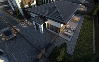 Direct dezvoltator! Vila construita, 4 camere+mansarda! Placa beton - Poză 4