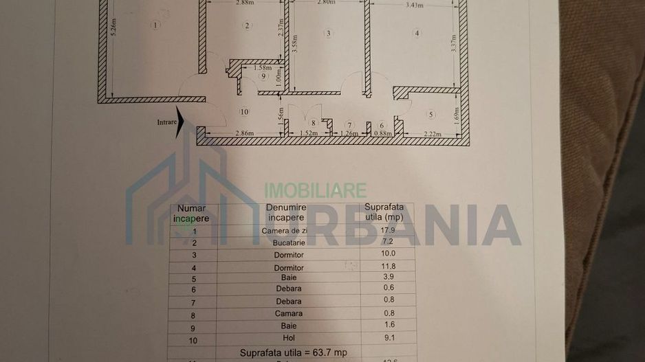 Apartament 3 camere, Nicolina 2, Clopotari, Iași – 77 mp, etaj 3/4 - Poză 1