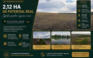 2,12 hectare de posibilități, în apropierea Lacului Dănceni - Poză 1