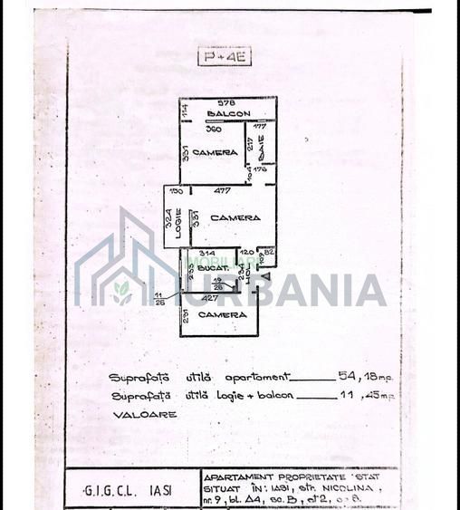 Podu Roș – Apartament 3 camere semidecomandat, Iași - Poză 1