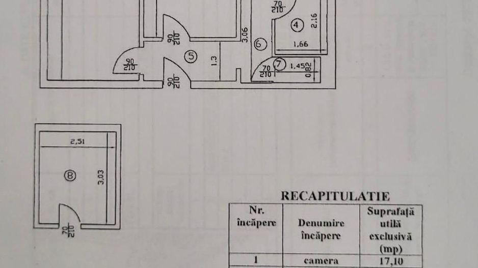 Apartament 2 camere Baneasa | Centrala Proprie - Schiță 11