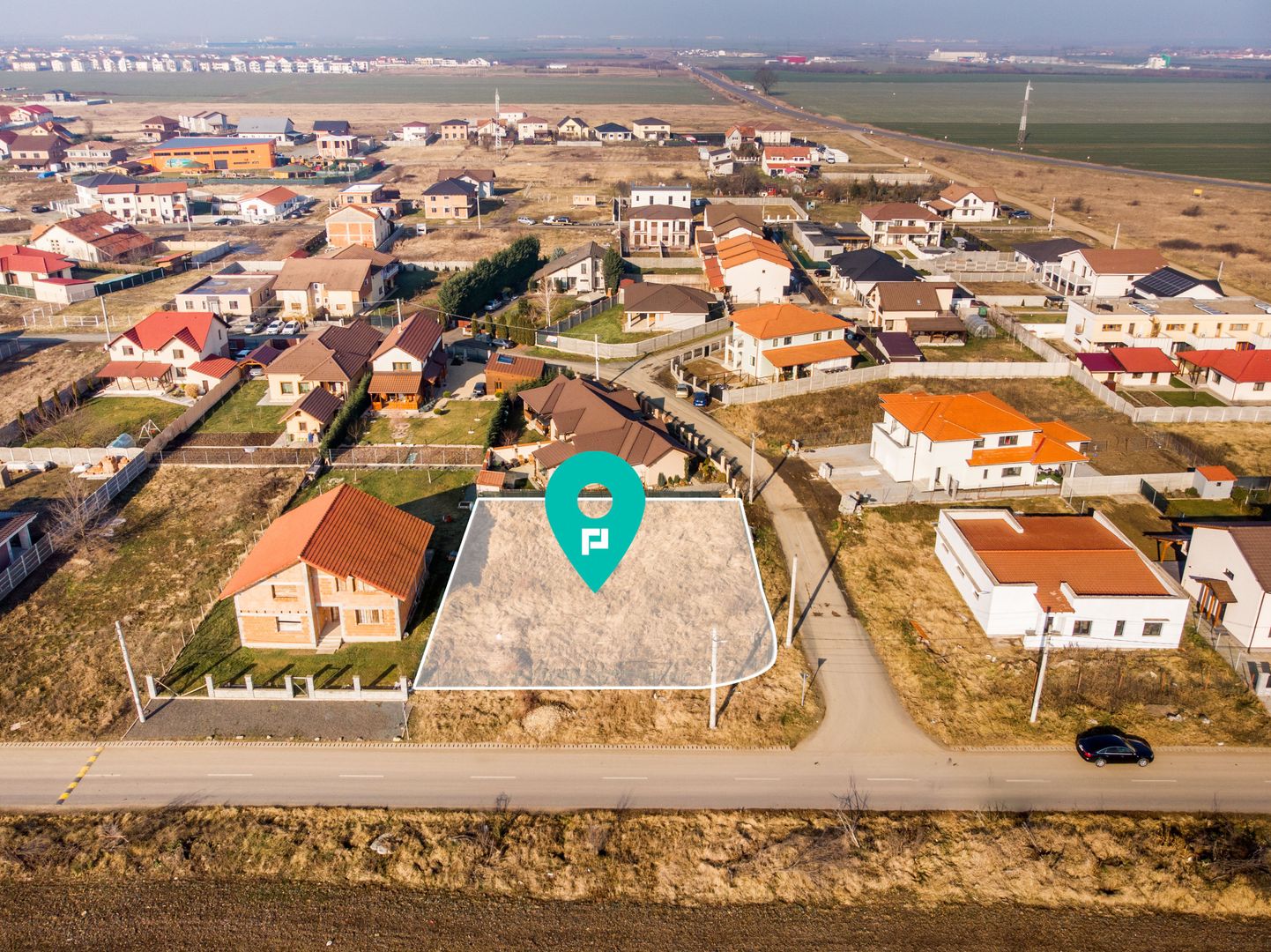 Teren 793mp cu două fronturi stradale Dumbrăvița - Poză 1