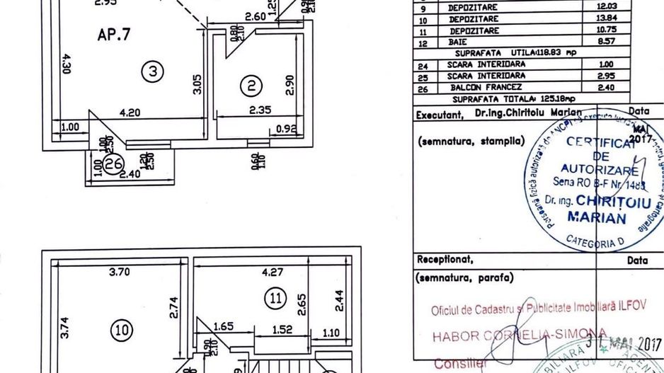 AP. 4 CAMERE - TIP DUPLEX, PARCARE, 120 MP UTILI, CENTRALA, COMIS 0% - Poză 15