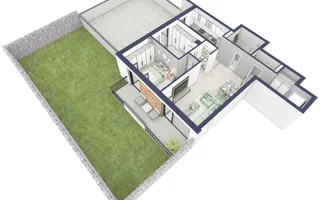 Apartament 3 camere la parter cu grădină și terasă generoasă, Sibiu - Schiță 14