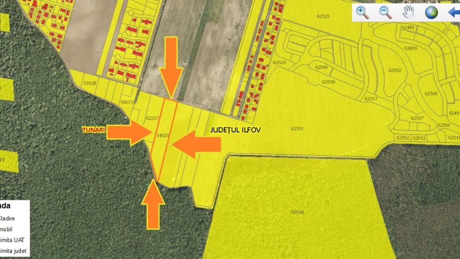 9400 mp | Ideal pentru investitie | Tunari | Deschidere la padure - Schiță 11