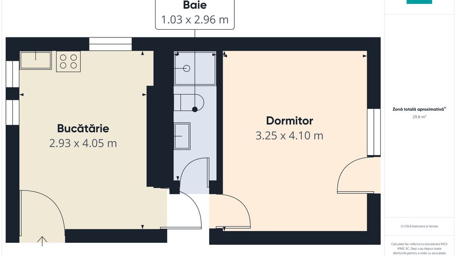 Apartament 2 Camere în Centrul Oradiei - Poză 10