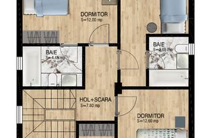 Casă 5 camere în complex privat Bragadiru | Curte și 2 parcări - Poză 22