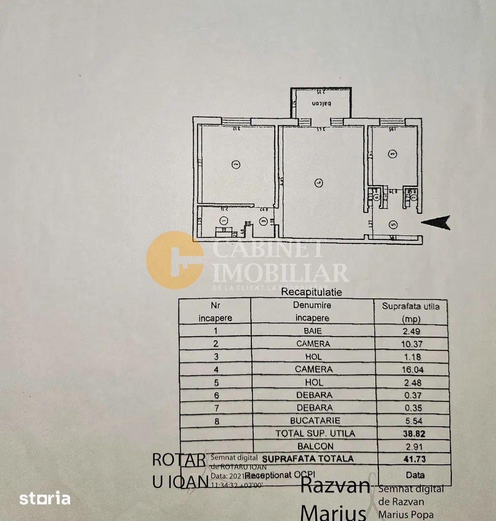 2 Camere- Renovat- Mobilat si Utilat- Mircea cel Batran - Poză 10