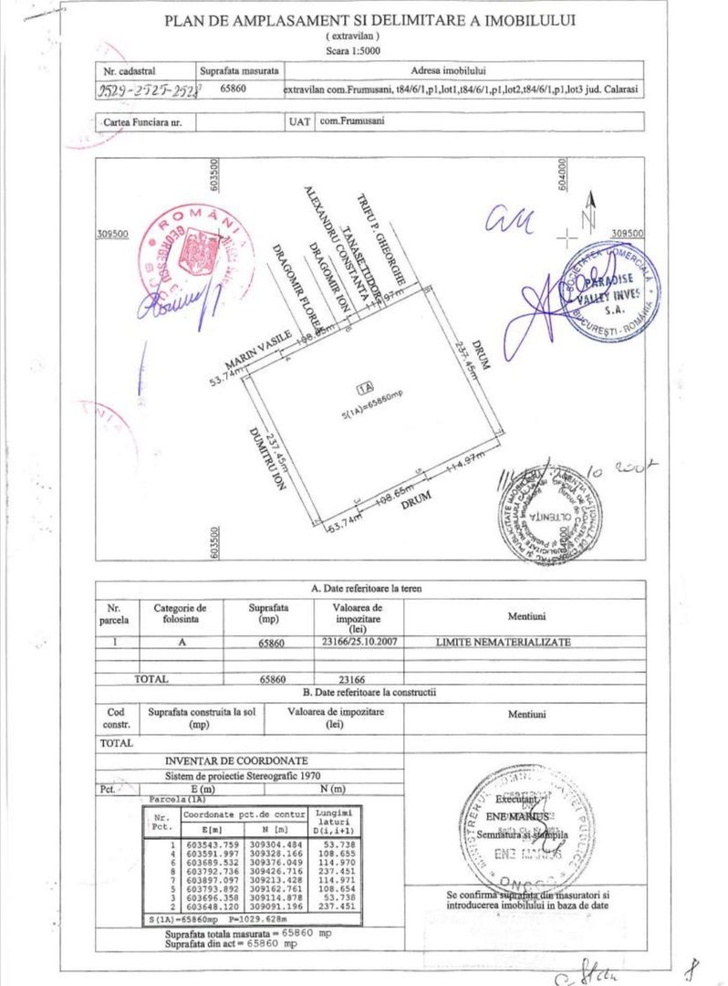 Teren intravilan in Frumusani - Poză 1