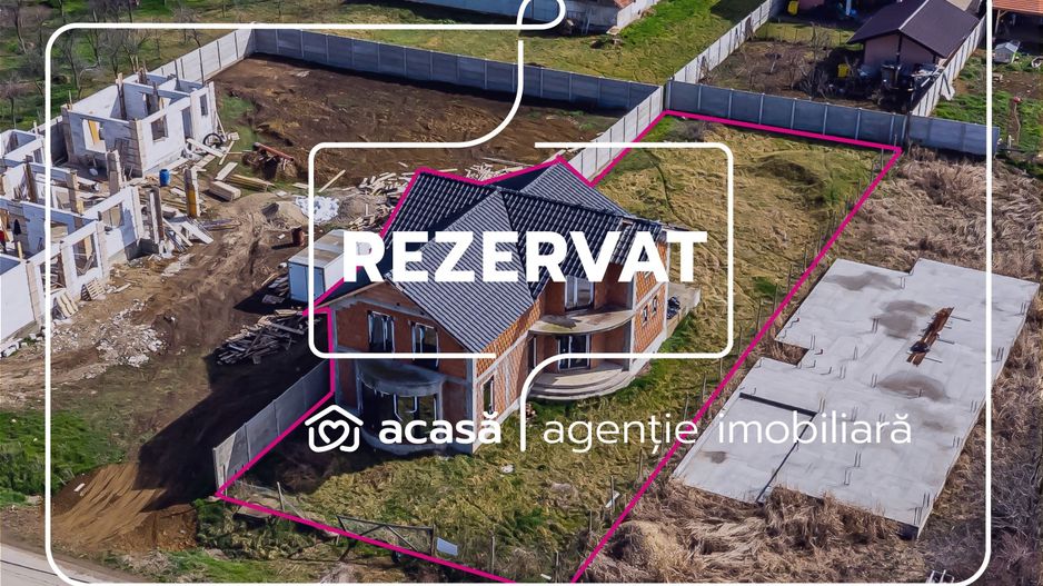 REZERVAT! Casă la roșu cu teren de 752 mp, Mandruloc. Arad - Poză 1