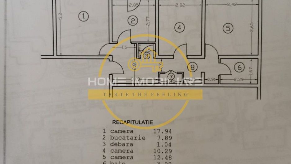 🏠Apartament 3 cam, Decomandat, 70MP / Et.1/4  // Canta - Poză 8