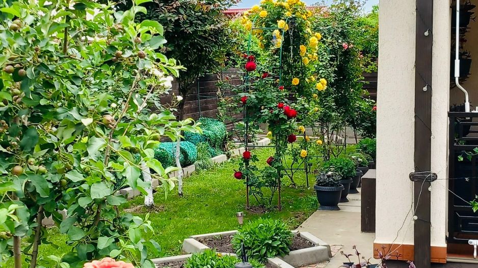 Parter cu structură pentru etaj, curte amenajată și organizare impeca - Poză 23