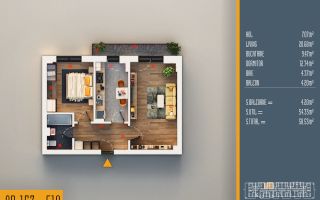 Oferta Lansare 2 camere decomandat proiect nou Pallady - Schiță 6