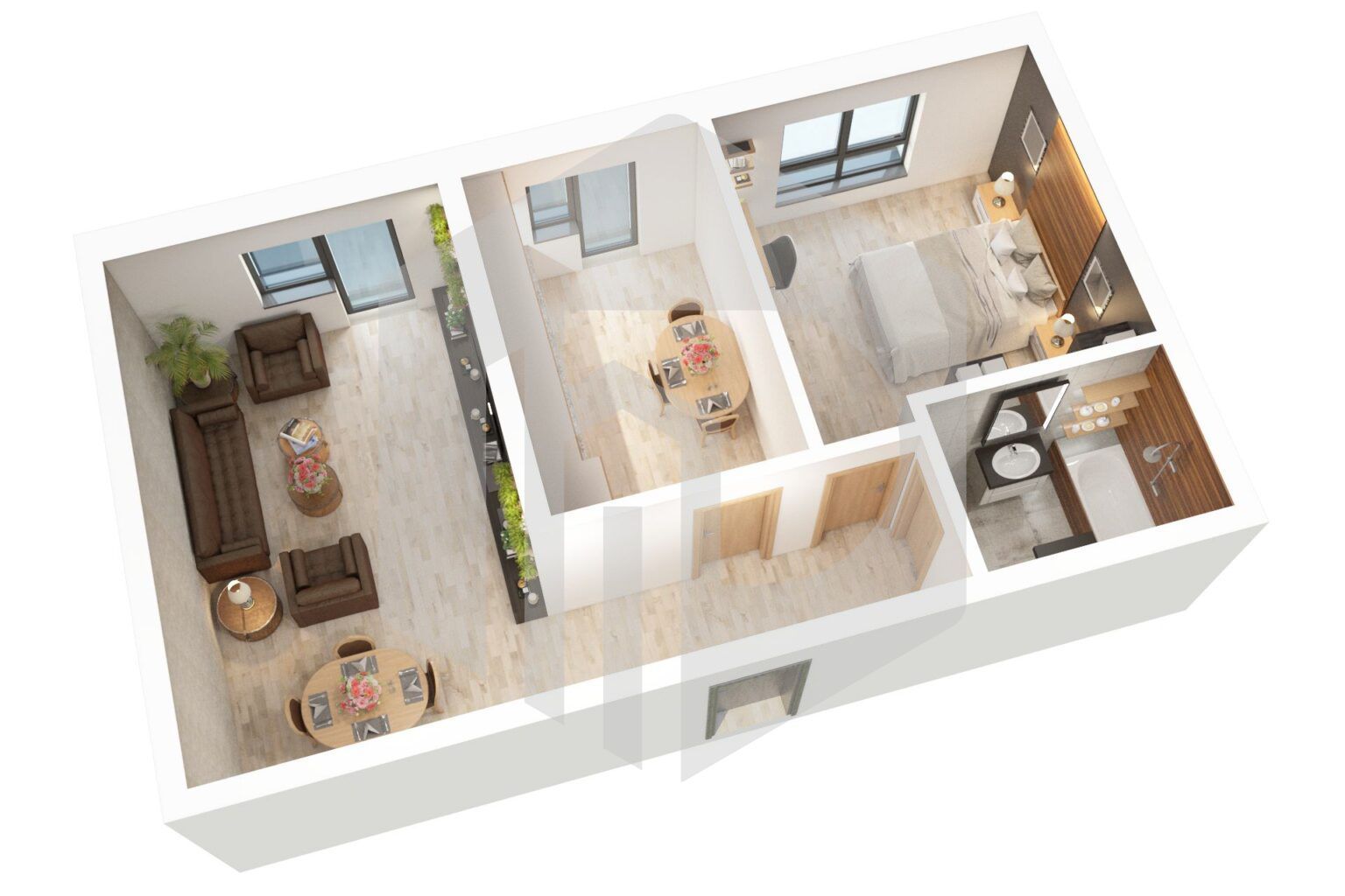 Apartament 2 camere | Etaj 1 | Doamna Stanca | Dezvoltator - Poză 10