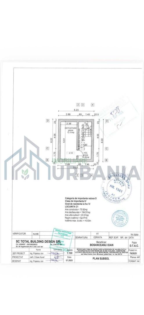De închiriat – spațiu comercial subsol/demisol | Valea Ursului – Miroslava, vizavi de Mega Image - Poză 5