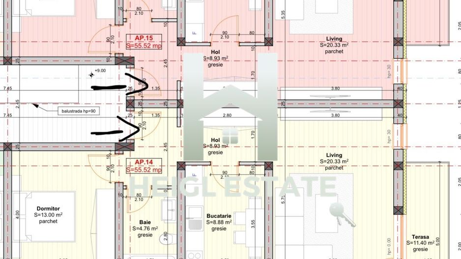 Apartament cu 2 camere in Giroc - Poză 4