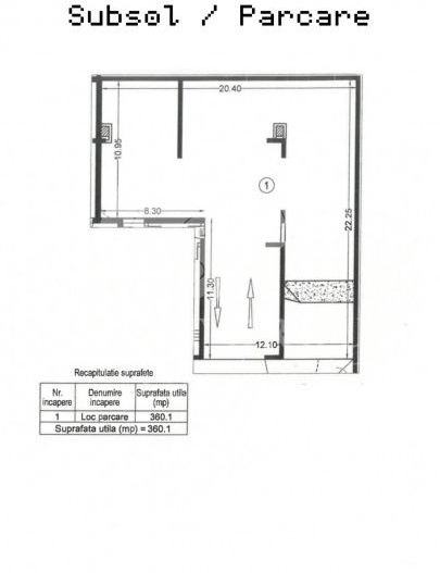 Duplex Aviatiei 790mp | Piscina pe terasa | 12 Parcari | Boxa 53mp | +Ap 2 cam - Schiță 30