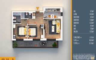 Apartament 3 camere decomandat | Balcon 15 mp - Pallady - Poză 2