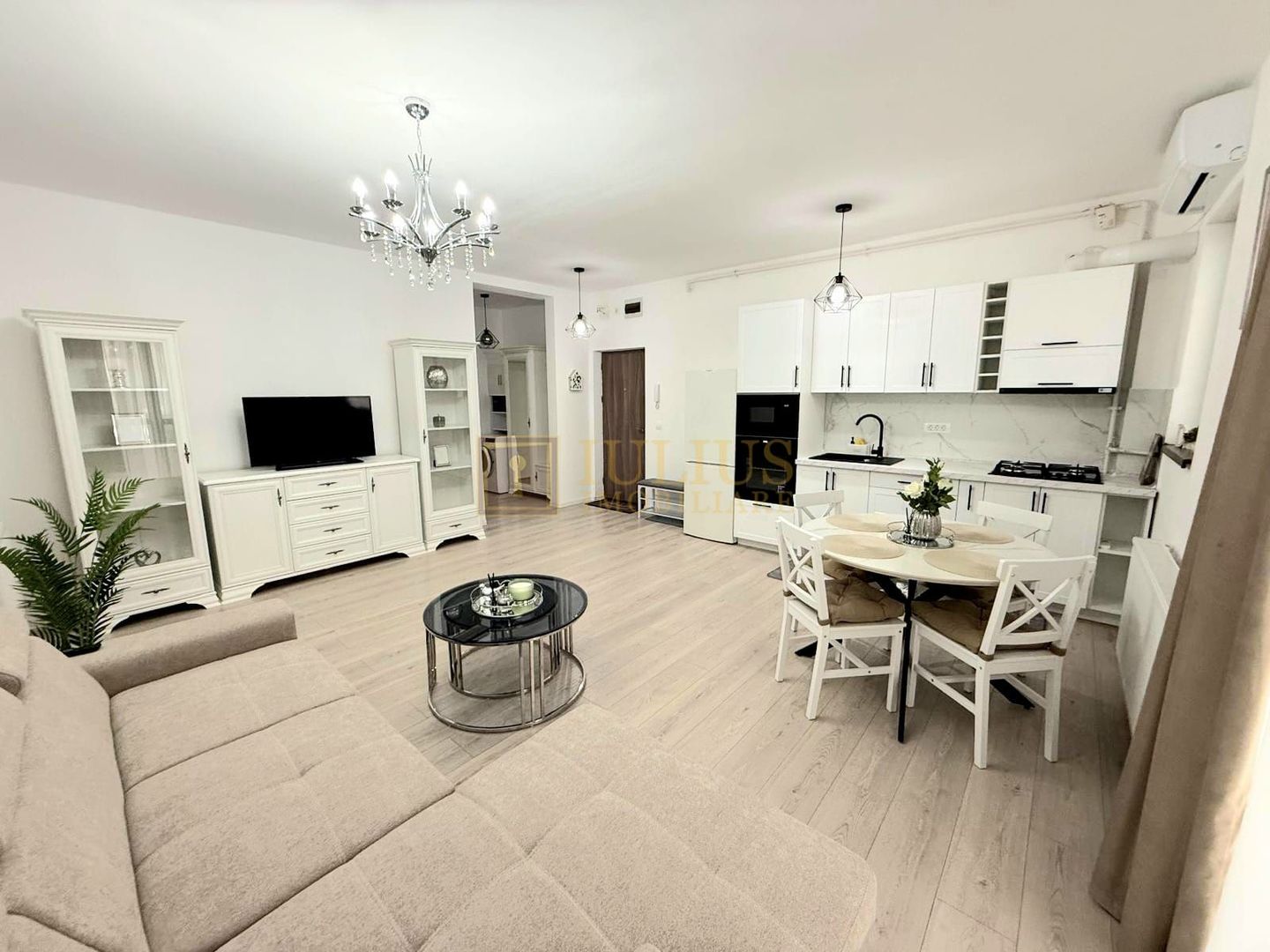 Prima închiriere | Apartament modern cu 2 camere, 53 mp, două balcoane – Giroc - Poză 1