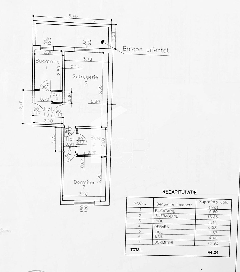 Apartament cu 2 camere, semidecomandat, zona Paltinis - Poză 12