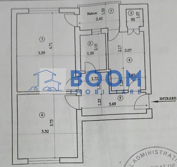 Apartament cu 2 camere | Nord | Parter I-01 - Poză 7