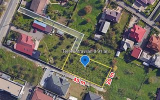 Teren intravilan 891 mp – zona Mărul de Aur - Poză 3