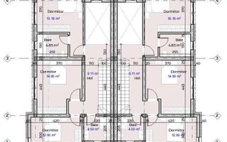 Duplex semifinisat cu 4 camere în Sânnicoara - Poză 13