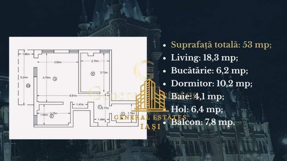 Vânzare apartament 2 camere | Complet mobilat | Freya Home – Bucium - Poză 15