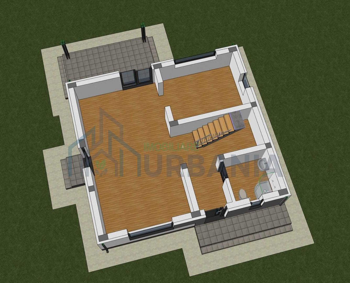 Casă de vânzare în Vișan, 4 camere, în construcție, 120 m² utili, teren 354 m² - Poză 3