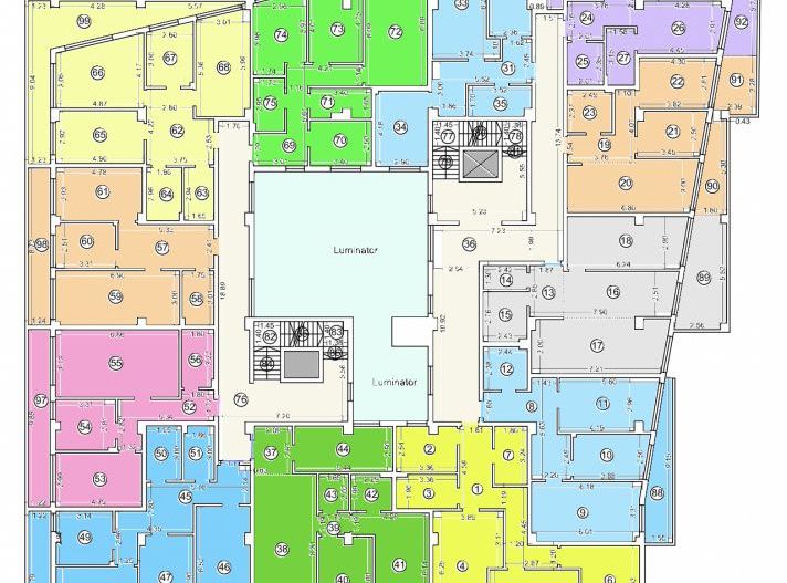 Tomis Nord - Vanzare apartament decomandat cu 3 camere,  bloc nou. - Poză 9