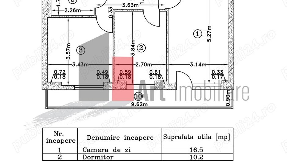 APARTAMENT 3 CAMERE LACUL TEI - Poză 1