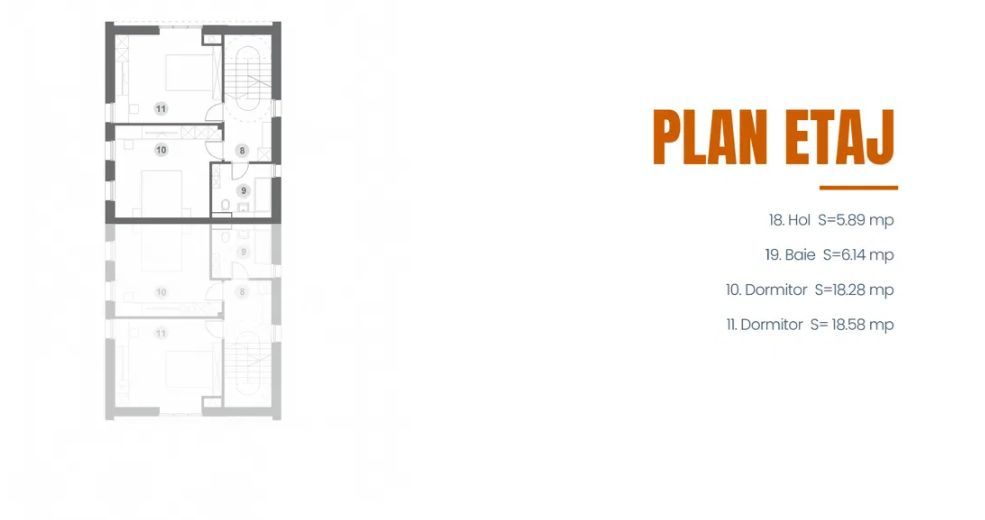 Locuință tip duplex cu design modern și curte proprie | 800m Colosseum mall - Poză 7