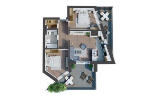 Apartament cu 2  camere-Design avangardist și confort contemporan - Poză 6