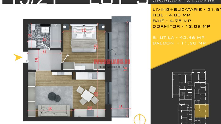 Pallady-IKEA-Metrou, Complex Rezidential Premium, Dezvoltator - Schiță 2