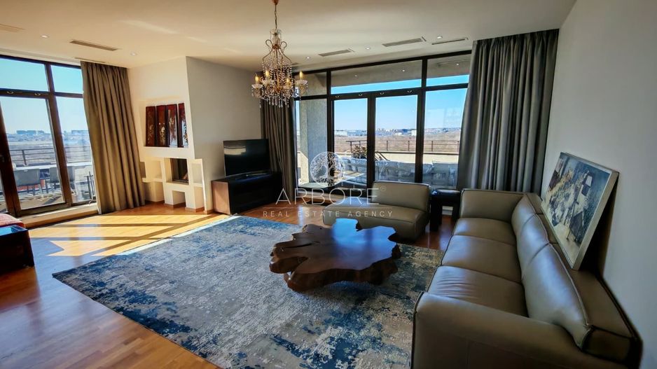 Penthouse 5 camere 250 mp lângă Ambasada SUA , zona Băneasa București - Poză 9
