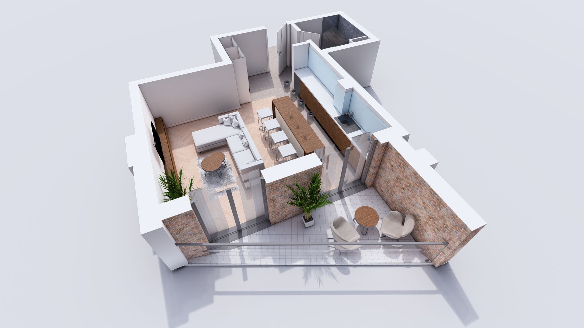 Ap.artament 1 camera, 40mp, 50.000euro Bucium-Visan - Poză 2