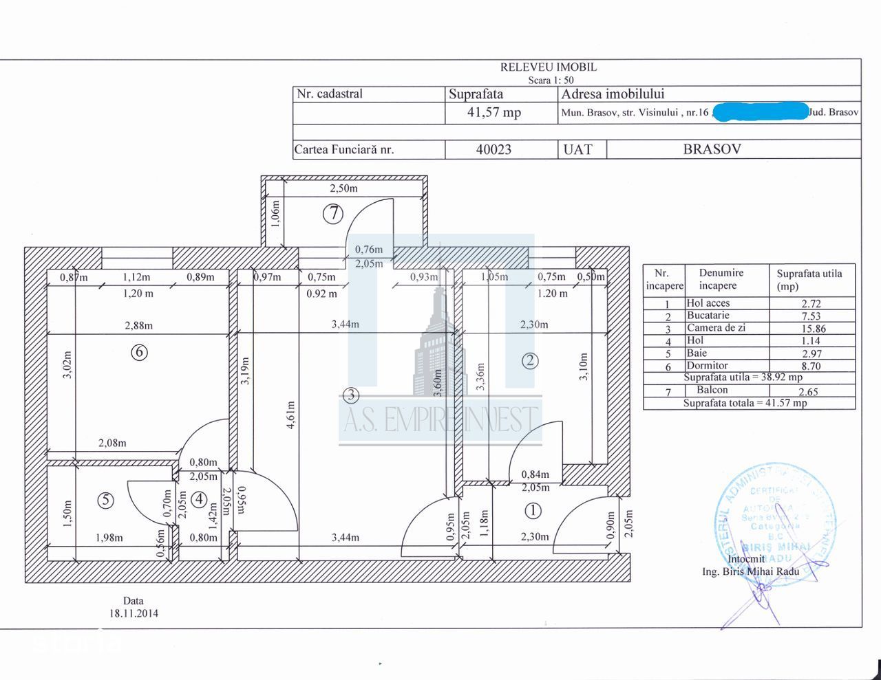 De vânzare apartament 2 camere/ Noua - Poză 11
