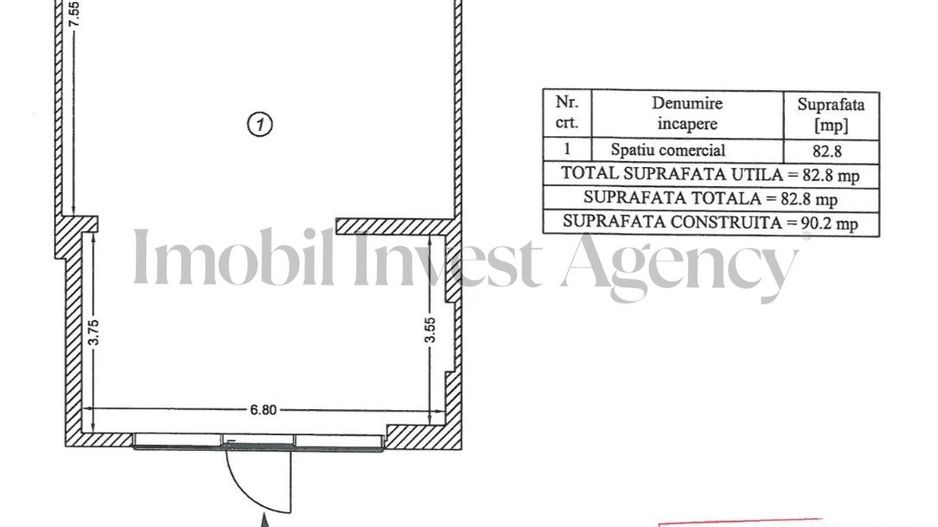 Spatii Comerciale de Vanzare in One Cotroceni Park la Parter - Schiță 14