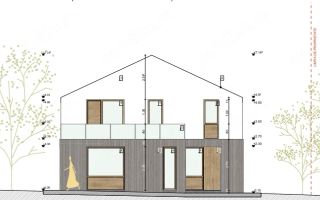 Teren intravilan 413mp | Cristian  ,autorizatie casa proiect, toate utilitatile - Poză 1