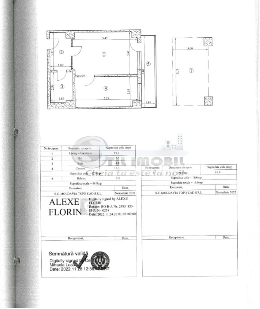 Aparatament 2 camere, SD, 50mp-Complex Himson Tatarasi - Poză 7