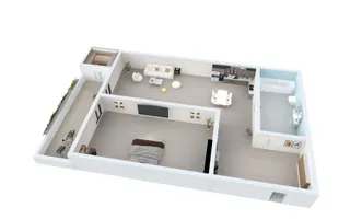 Apartament 2 camere- 43.63 mp -in Sibiu - Lacul lui Binder - Poză 11