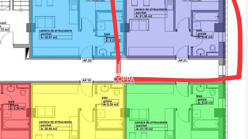 Apartament nou / doua camere / Lupului + parcare - Poză 3