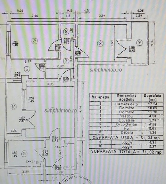 Proprietar, vand ap. 3 camere semidecomandat, Gorjului, et. 3 9 - Poză 10