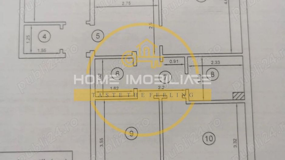 Apartament 4 Camere Decomandat Etaj Intermediar Galata 80 MP - Poză 1