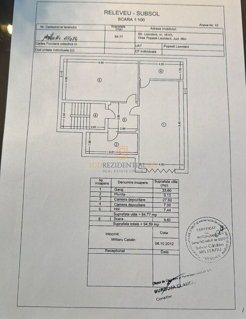 Vila S+P+M de vanzare in Popești Leordeni–teren 623 mp, piscina, garaj - Schiță 21