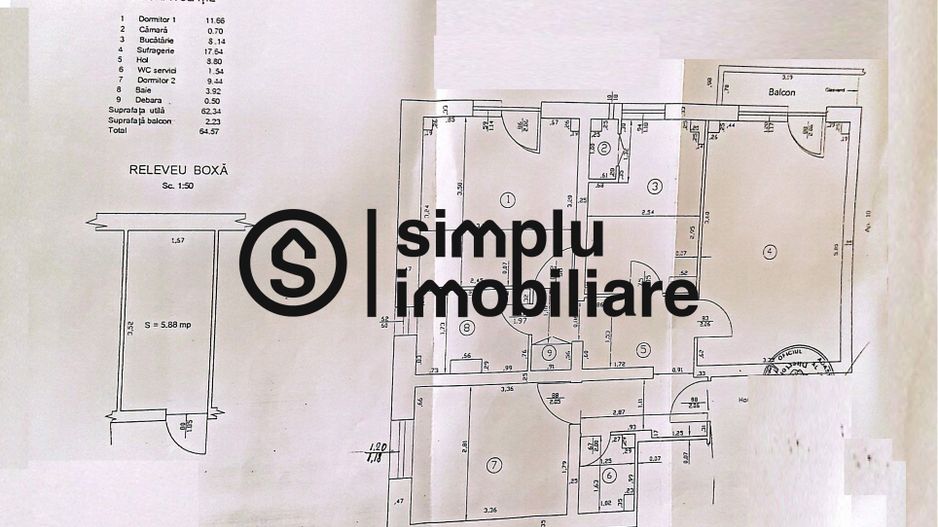 Apartament 3 Camere Decomandat Lapus, et 2/7 - Poză 8