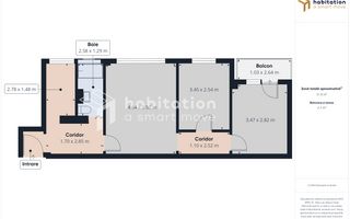 Apartament 3 camere, luminos si vedere liniștită,  boxa,  zona Cetății - Poză 22