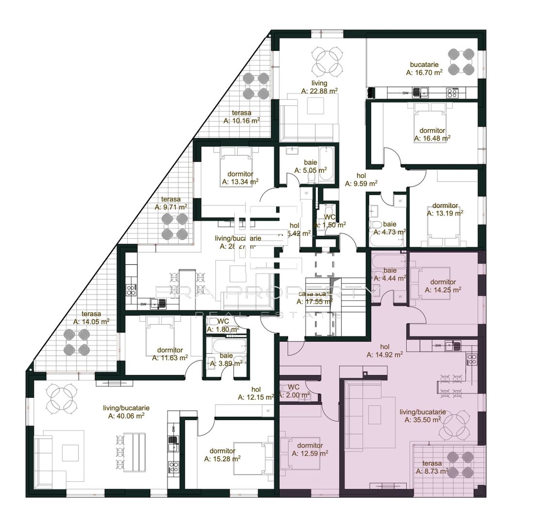 Intabulat! Apartament nou, eficient energetic – Cartierul Arhitecților - Schiță 11